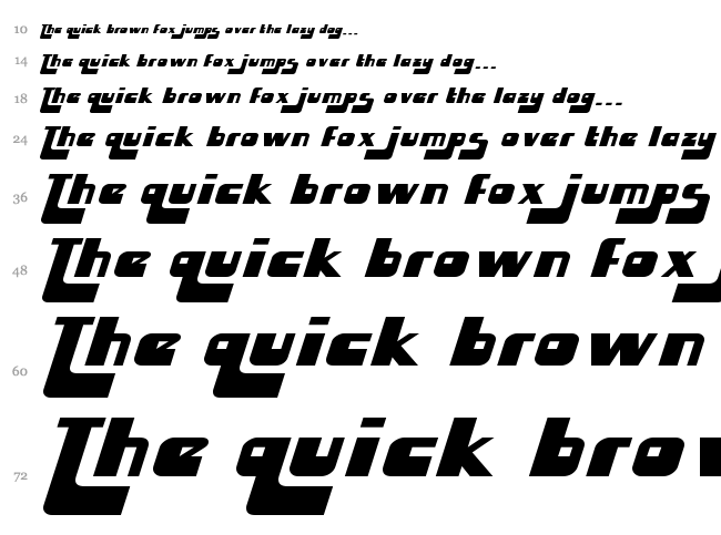 Husky Stash font waterfall